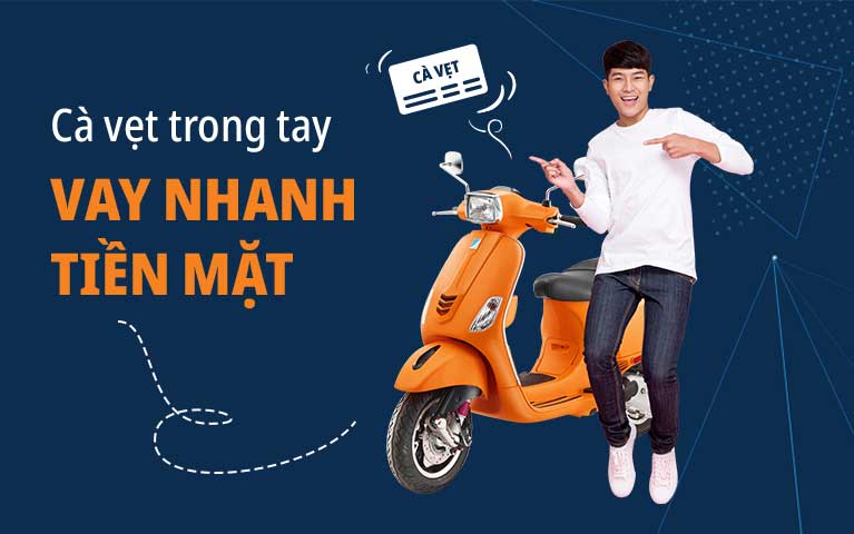 Cầm cà vẹt xe máy uy tín, thủ tục đơn giản, lãi suất từ 1.5%