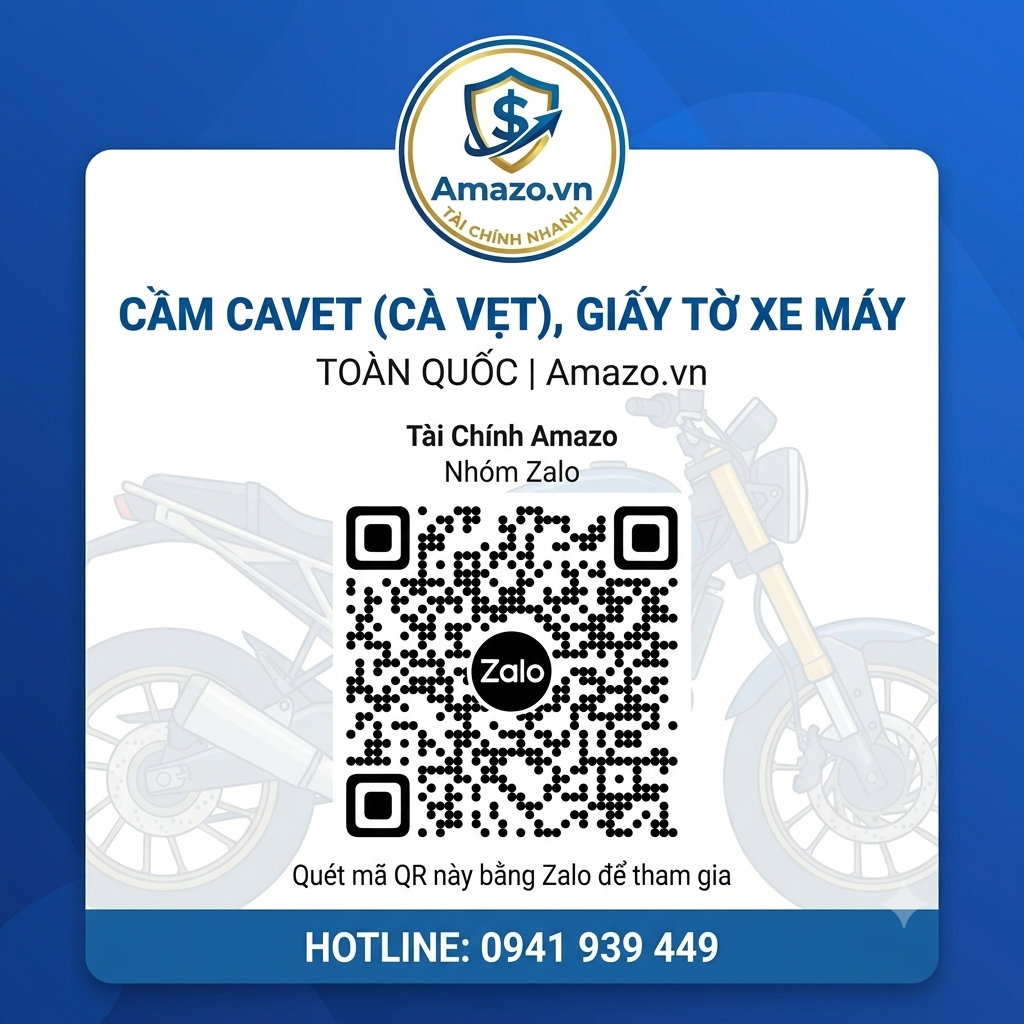 CẦM CAVET/CÀ VẸT, GIẤY TỜ ĐĂNG KÝ XE MÁY TRÊN TOÀN QUỐC